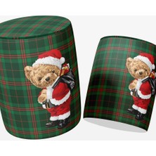 Adawall Yılbaşı Temalı Santa Teddy Puf