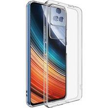 Fibaks Xiaomi Poco F4 Kılıf 3D kamera Korumalı Şeffaf Yumuşak Süper Silikon Kapak