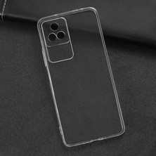 Fibaks Xiaomi Poco F4 Kılıf 3D kamera Korumalı Şeffaf Yumuşak Süper Silikon Kapak