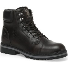 U.S. Polo Assn. Jones 2pr-Krk Erkek Bot Ayakkabı 101182307SIYAH