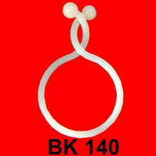 ATS Global Kablo Bağı Burma Kelepçe BK140  100 Adet