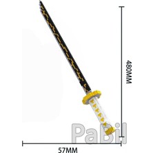 Bandai Kimetsu No Yaiba - Demon Slayer 394 Parça 480 mm Figür Kılıç - Zenitsu