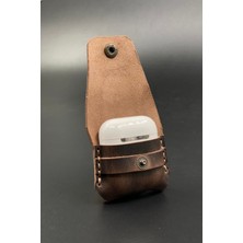 MAT DERİ Airpods Kılıf 1. ve 2. Nesil Tam Uyumlu Hakiki Deri  Airpods Koruma Kılıfı