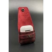 MAT DERİ Airpods Kılıf 1. ve 2. Nesil Tam Uyumlu Hakiki Deri  Airpods Koruma Kılıfı