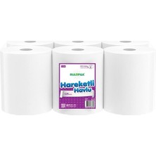 Rulopak Hareketli Havlu 2 Katlı 21 Cm 125 Metre