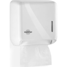 Rulopak Tekçek Mini Tuvalet Kağıdı Dispenseri Beyaz