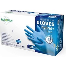 Rulopak Pe Eldiven Tek Kullanımlık S BEDEN-MAVI-100 'lü