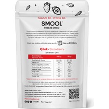 Smool Freeze Dried (Dondurularak Kurutulmuş) Çilek 15 gr Sağlıklı Atıştırmalık