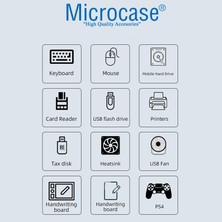 Microcase USB 3.0 7 Port Çoklayıcı Hub Alüminyum Slim Kasa - AL3246