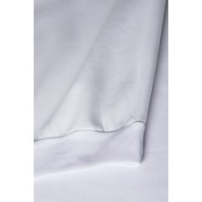 Terapi Men Unisex Beyaz Önü Terapi Men Baskılı Oversize Üç Iplik Şardonlu Bisiklet Yaka Sweatshirt 22K-5200177-1
