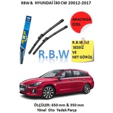 Rbw Hyundai I 30 Cw 2012-2017 Hybrid Tip Kancalı Araca Özel Silecek Seti