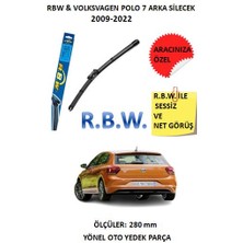 Rbw Volkswagen Polo7 2009-2022 Arka Silecek Muz Tip Aracınıza Özel Adaptörlü