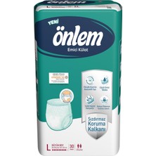 Önlem  Önlem Yetişkin Emici Külot Bezi Büyük Boy ( Large ) 30 Adet X 2 'Li Paket