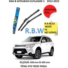 Rbw Mitsubushi Outlander3 2012-2022 Hybrid Tip Kancalı Araca Özel Silecek Seti