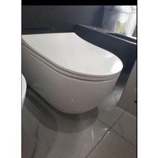 Bagno Bıanco parlak Beyaz Kanalsız Asma Klozet