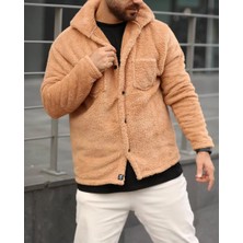 Extrafor Peluş Gömlek -Bej-