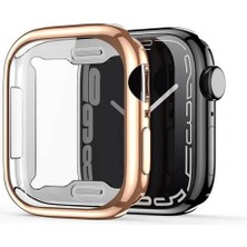 Polham Apple Watch 45MM Full Kaplama Silikon Kılıf, Apple Watch 2-3-4-5-6-7-8 ve Se Uyumlu Kılıf