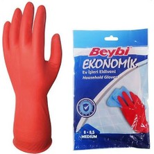 Beybi Ekonomik Bulaşık Eldiveni - 10 Çift Medium 8 - 8,5