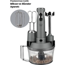 Goldmaster Elanamax GM7239AN Antrasit Multi Blender Set Mutfak Robotu