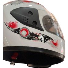 Monero Swan Motor Kaskı Tam Kapalı Çeneli Kask 4 Renk