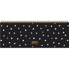KESKİN COLOR 2023 AJANDA 12x33.5 HAFTALIK SPR. AJ-65 SİYAH PUANTİYE 830093