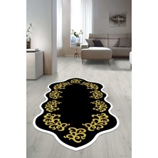 Napoli Home Dijital Baskılı Kaymaz Taban Yıkanabilir Lazer Kesim Salon Halısı Yolluk NLZR-SD-133