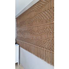 Eda Tasarım Makrome Duvar Dekoru Duvar Halısı 180X130