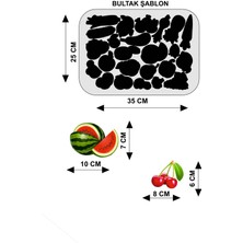 Schmülzer Buzdolabı Eğitici Manyetik Meyveler/sebzeler - Manyetik Bultak Şablon Eğitici Oyuncak