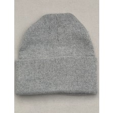 Secret Moda Basic Katlanır Style Fitilli Tarz Bere Erkek Açık Gri