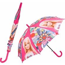 Dzc Kuzenler Avm Startech Şemsiye Barbie Kız Çocuk Şemsiyesi