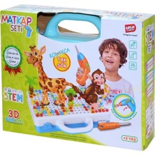 Birlik Toys URT014-001 Birlik, 3D Eğitici Matkap Seti Hayvanlar