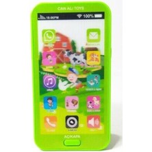 Can Ali Toys Oyuncak Dokumatik Cep Telefonu / Tablet Sesli 12 Fonksiyonlu Eğitici Oyun Butonları 3D