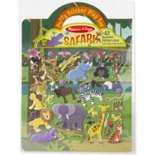 Melissa&Doug Melissa & Doug Kabartmalı Tak Çıkar Çıkartma Seti Safari