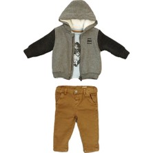 Bebepan Pirate Erkek Çocuk Tişört Sweathirt Gabardin Pantolon Alt Üst Takım