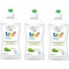 Uni Baby Paraben Içermeyen Biberon Emzik Temizleyici 500 Ml*3 Adet