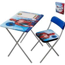Beren Oyuncak Spiderman -Örümcek Adam Masa Sandalyeli Ders Çalışma Masası