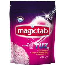 Magictab Bulaşık Makinesi Tuzu 1500 gr Deterjanın Temizlik Etkisini Artırır Pırlanta Işıltısı Verir