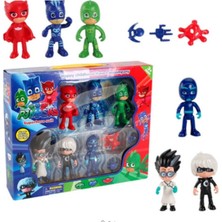 Pj Masks Pijamaskeliler 6 Adet Owlette Catboy Gekko Moongril Romeo Figür Oyuncak