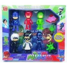 Pj Masks Pijamaskeliler 6 Adet Owlette Catboy Gekko Moongril Romeo Figür Oyuncak