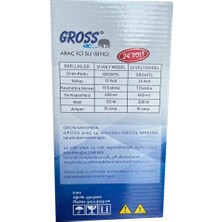 Gross 24V Termoslu Araç Su Isıtıcı Kettle 24V Çay Kahve Otomobil