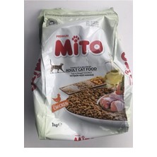 Mito Tavuklu Yetişkin Kedi Kuru Maması 1kg