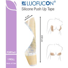 Luofucon Göğüs Şekillendirici Silikon Bant Push Up Sıkılaştırıcı Dikleştirici Dekolte Cilt Dostu Roll Bant 4CM*150CM
