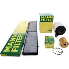 Mann Bmw E87 116I Periyodik Bakım Filtre Seti Mann Marka 64316946628-11427501676-13717524412