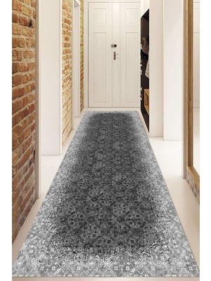 Napoli Home Dijital Baskılı Kaymaz Taban Yıkanabilir Modern Yolluk ve Koridor Halısı NDU-HT-244