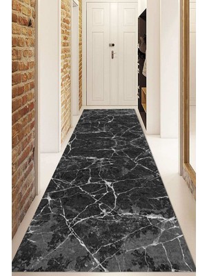 Napoli Home Dijital Baskılı Kaymaz Taban Yıkanabilir Modern Yolluk ve Koridor Halısı NDU-HT-496