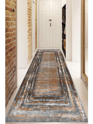 Napoli Home Dijital Baskılı Kaymaz Taban Yıkanabilir Modern Yolluk ve Koridor Halısı NDU-HY-1267