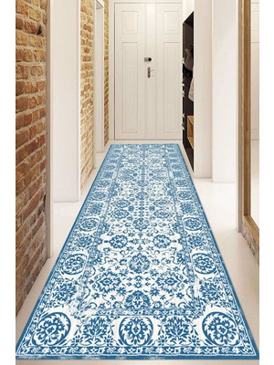 Napoli Home Dijital Baskılı Kaymaz Taban Yıkanabilir Modern Yolluk ve Koridor Halısı NDU-HK-157