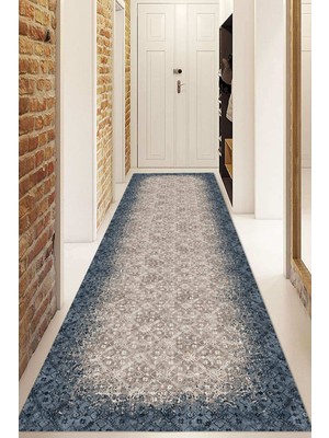 Napoli Home Dijital Baskılı Kaymaz Taban Yıkanabilir Modern Yolluk ve Koridor Halısı NDU-HT-246