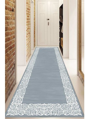 Napoli Home Dijital Baskılı Kaymaz Taban Yıkanabilir Modern Yolluk ve Koridor Halısı NDU-HS-523