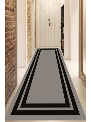 Napoli Home Dijital Baskılı Kaymaz Taban Yıkanabilir Modern Yolluk ve Koridor Halısı NDU-HS-388